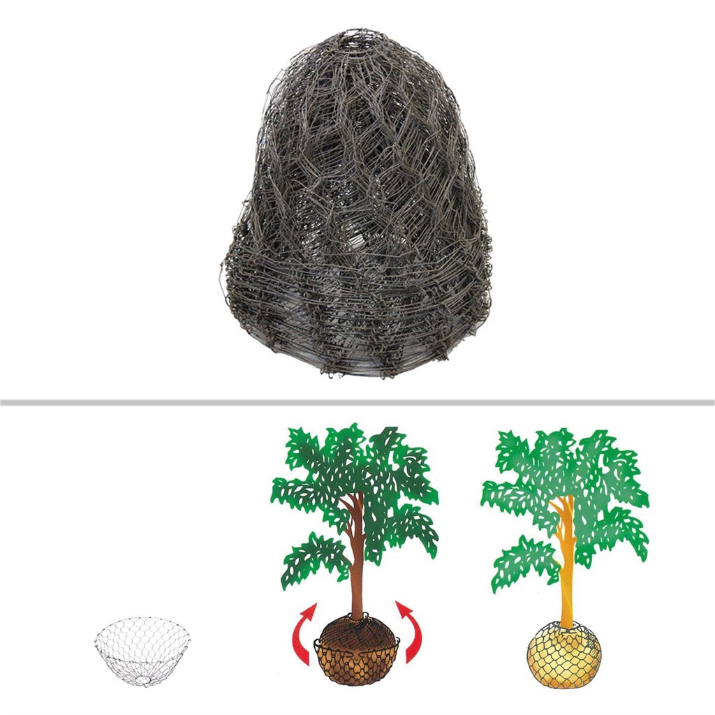 CESTELLO METALLICO MIKE Ø CM 70 - PER ZOLLA FINO A CM 55/60